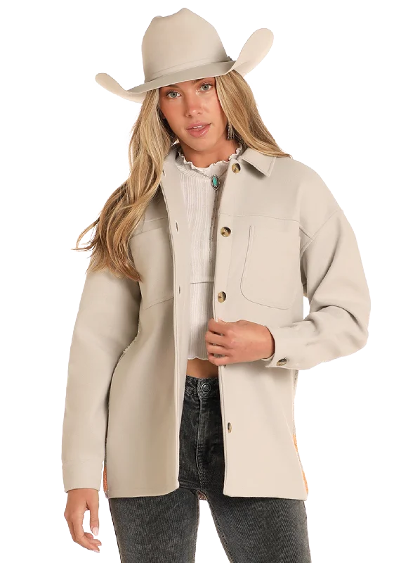 Women's Rock & Roll Cowgirl Shirt Jacket #BWB2C04494