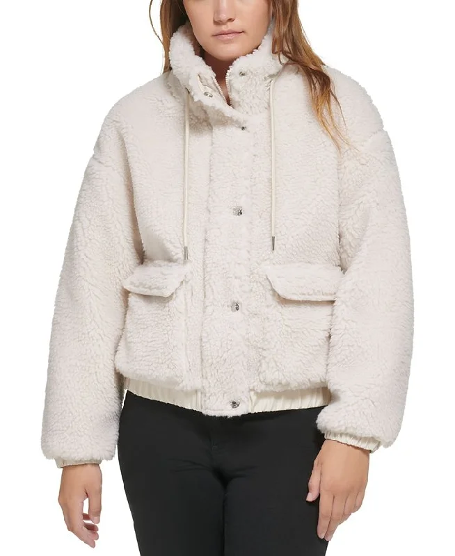 Calvin Klein Jeans Women's Oversized Sherpa Jacket