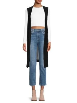 DKNY
 Sheer Split Hem Vest