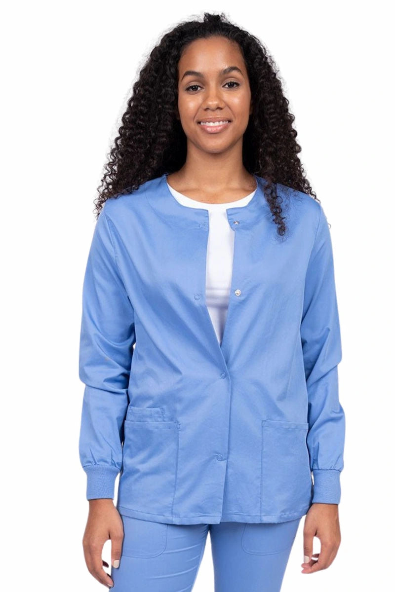 Epic by MedWorks Women's Snap Front Scrub Jacket | Ceil