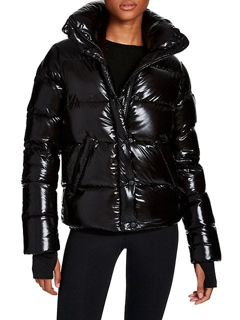 Sam.
 Isabel Glossy Down Puffer Jacket