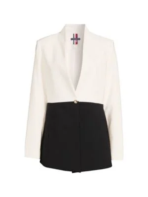 Tommy Hilfiger
 Colorblock Single Button Blazer