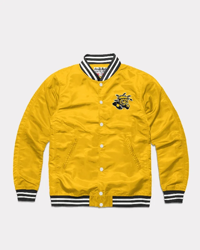 Wichita State Shockers Arch Yellow Varsity Jacket