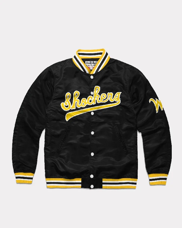 Wichita State Shockers Black Varsity Jacket