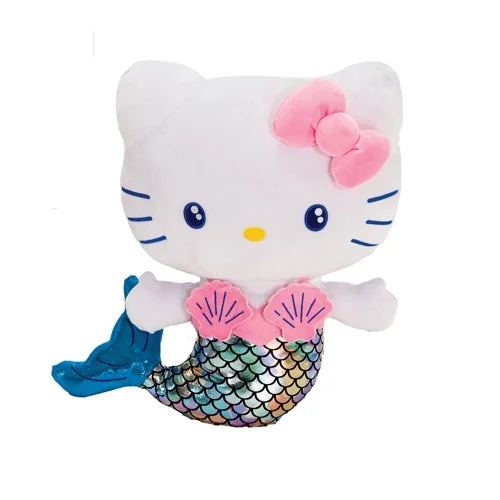 10" Sanrio Hello Kitty Mermaid with Pink Shell Bra Stuffed Plush