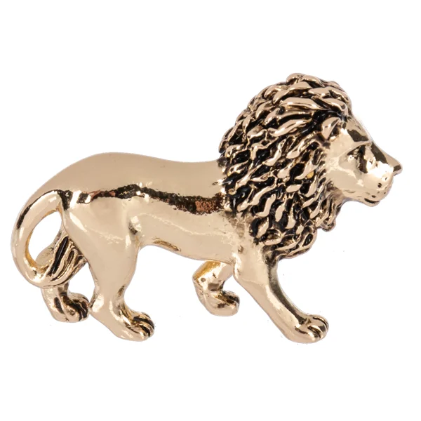 Be Brave and Courageous Lion Token Charm