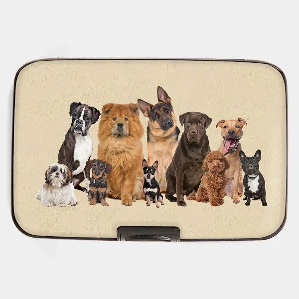 Dog Breeds RFID Armored Wallet