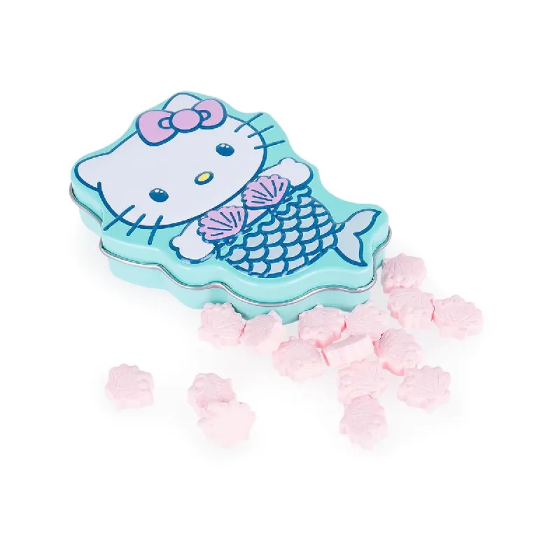 Hello Kitty Mermaid Tin with Strawberry Sour Candy