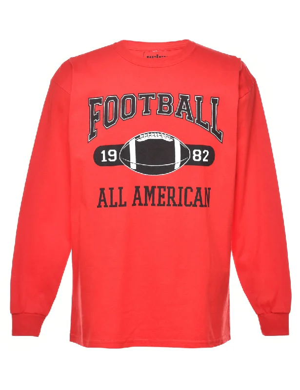 Football Printed T-shirt - M