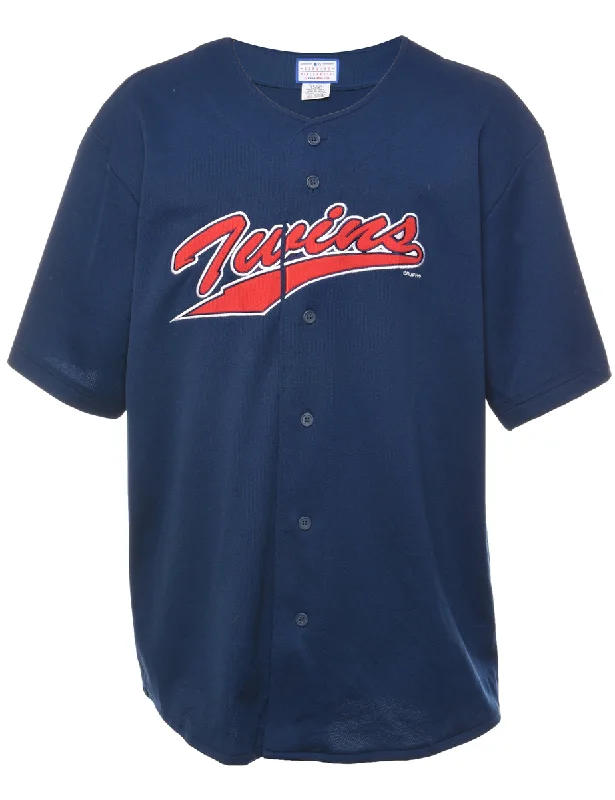 MLB Navy & Red Jersey - L