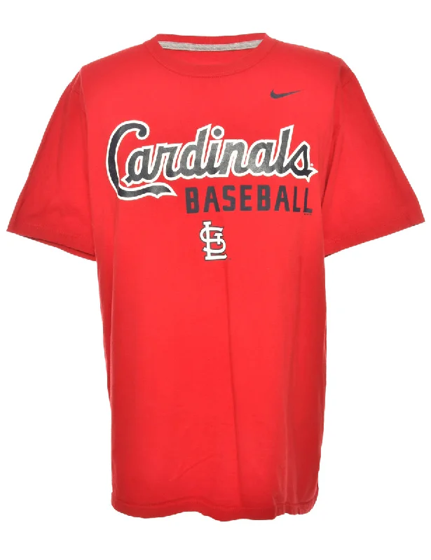 Nike Cardinals Baseball Sports T-shirt - L