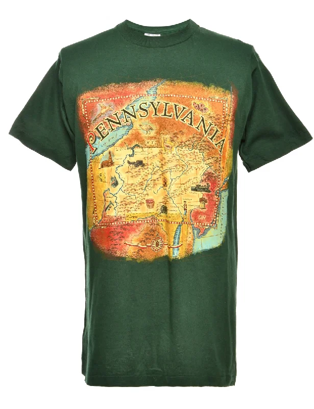 Pennsylyvania Printed T-shirt - M