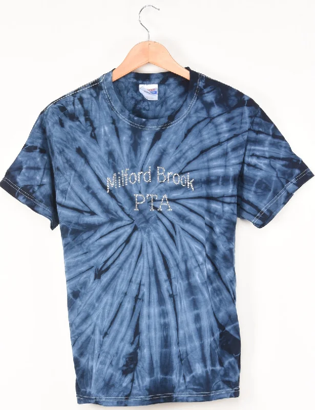 Tie Dyed Milford Brook PTA T-shirt - M