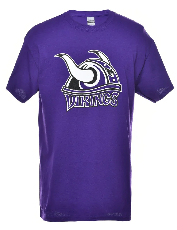 Vikings Printed T-shirt - M