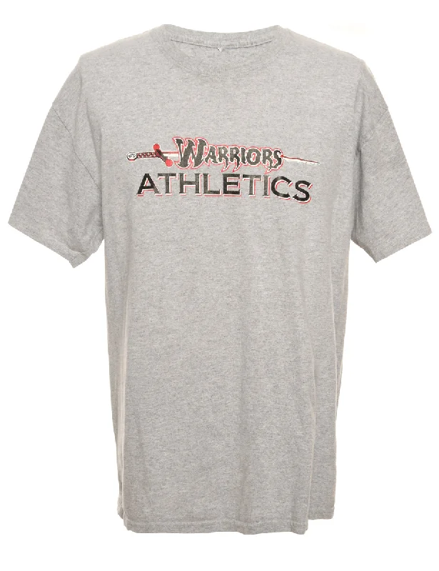 Warriors Atheletic Printed T-shirt - M