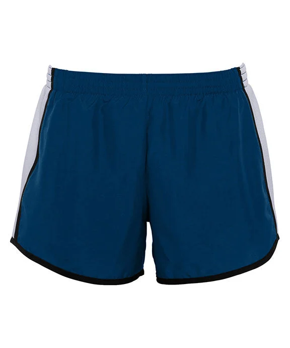 1265 - Augusta Sportswear Ladies Pulse Team Shorts | Navy/White/Black