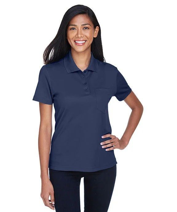 78181P - Core 365 Ladies Origin Performance Piqué Polo with Pocket | Classic Navy