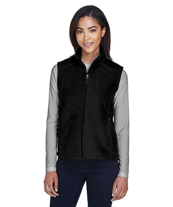 78191 - Core 365 Ladies Journey Fleece Vest | Black