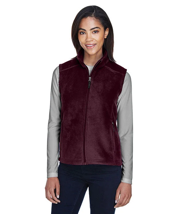 78191 - Core 365 Ladies Journey Fleece Vest | Burgundy