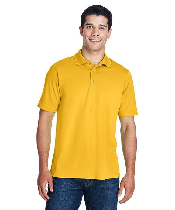 88181 - Core 365 Mens Origin Performance Piqué Polo Shirt | Campus Gold