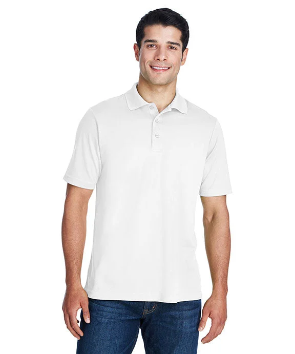 88181 - Core 365 Mens Origin Performance Piqué Polo Shirt | White