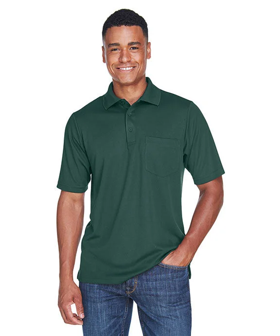 88181P - Core 365 Mens Origin Performance Piqué Polo with Pocket | Forest