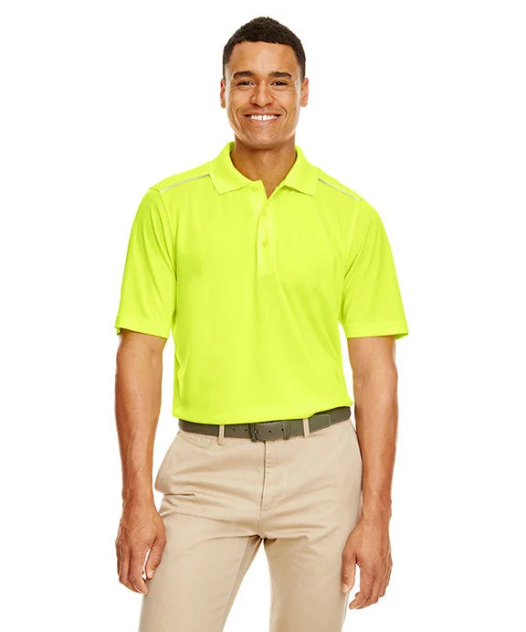 88181R - Core 365 Mens Radiant Performance Piqué Polo Shirt | Safety Yellow