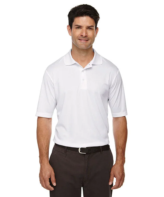 88181T - Core 365 Mens Tall Origin Performance Piqué Polo Shirt | White