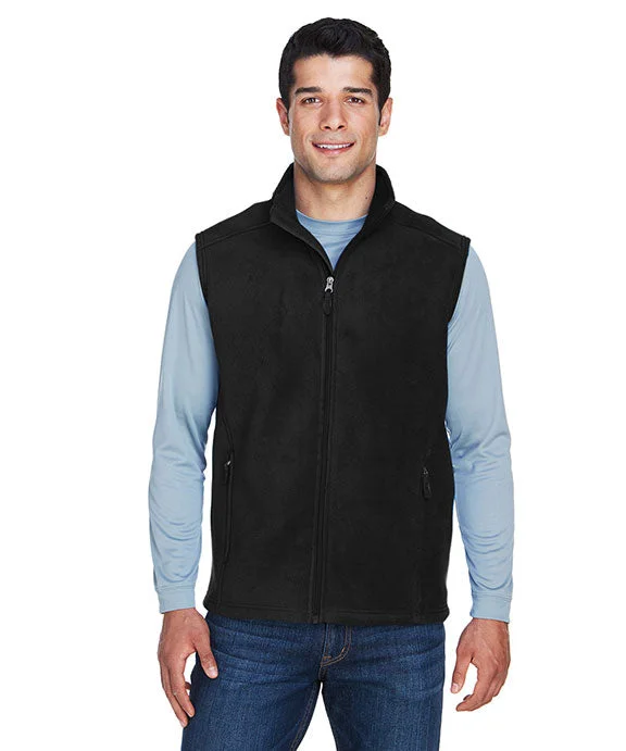 88191 - Core 365 Mens Journey Fleece Vest | Black