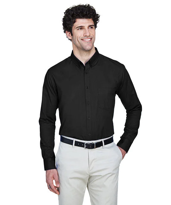 88193 - Core 365 Mens Operate Long-Sleeve Twill Shirt | Black