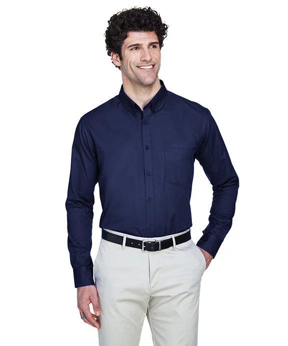 88193 - Core 365 Mens Operate Long-Sleeve Twill Shirt | Classic Navy