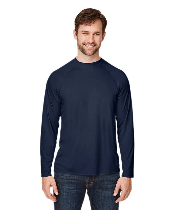 CE110 - Core 365 Unisex Ultra UVP™ Raglan T-Shirt | Classic Navy