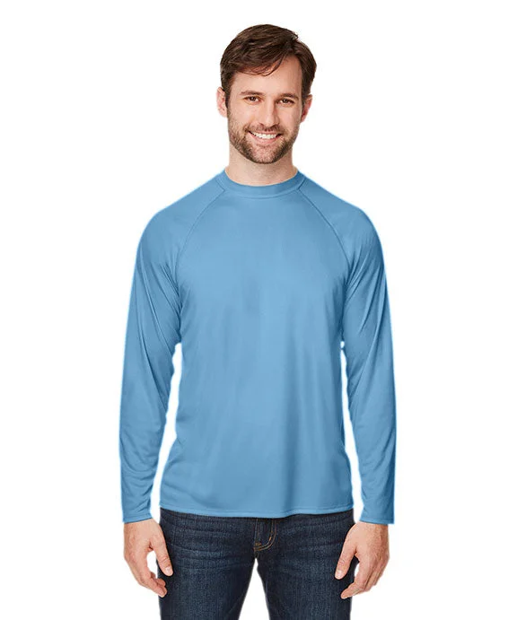 CE110 - Core 365 Unisex Ultra UVP™ Raglan T-Shirt | Columbia Blue