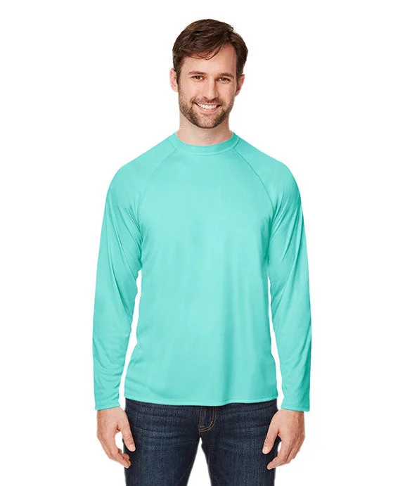 CE110 - Core 365 Unisex Ultra UVP™ Raglan T-Shirt | Sea Glass