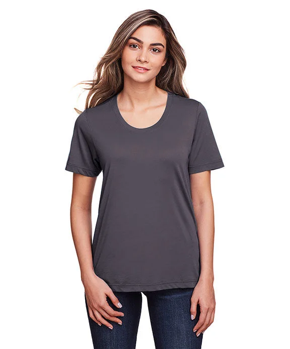 CE111W - Core 365 Ladies Fusion ChromaSoft™ Performance T-Shirt | Carbon