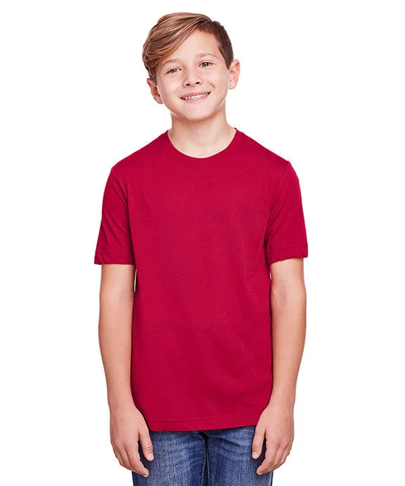 CE111Y - Core 365 Youth Fusion ChromaSoft Performance T-Shirt | Classic Red