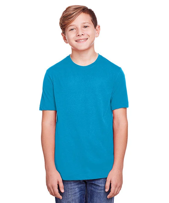 CE111Y - Core 365 Youth Fusion ChromaSoft Performance T-Shirt | Electric Blue