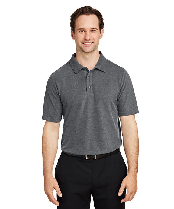 CE112 - Core 365 Mens Fusion ChromaSoft™ Pique Polo Shirt | Carbon Heather