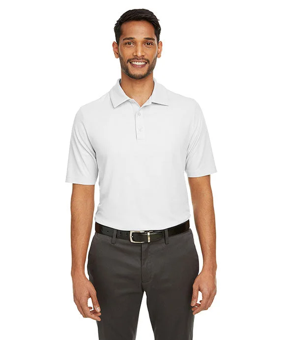 CE112 - Core 365 Mens Fusion ChromaSoft™ Pique Polo Shirt | White