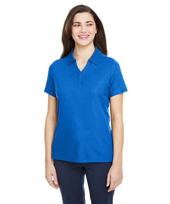 CE112W - Core 365 Ladies Fusion ChromaSoft™ Pique Polo Shirt | True Royal