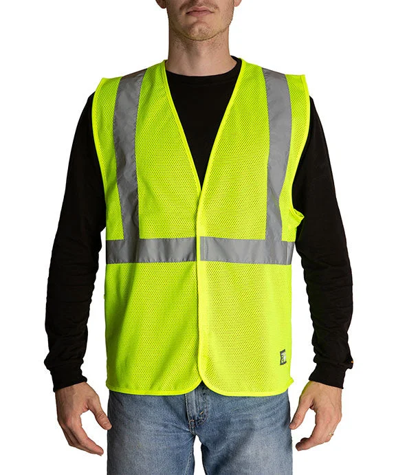 HVV042 - Berne Adult Hi-Vis Class 2 Economy Vest | Yellow