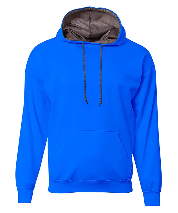 N4279 - A4 Mens Sprint Tech Fleece Hooded Sweatshirt | Royal