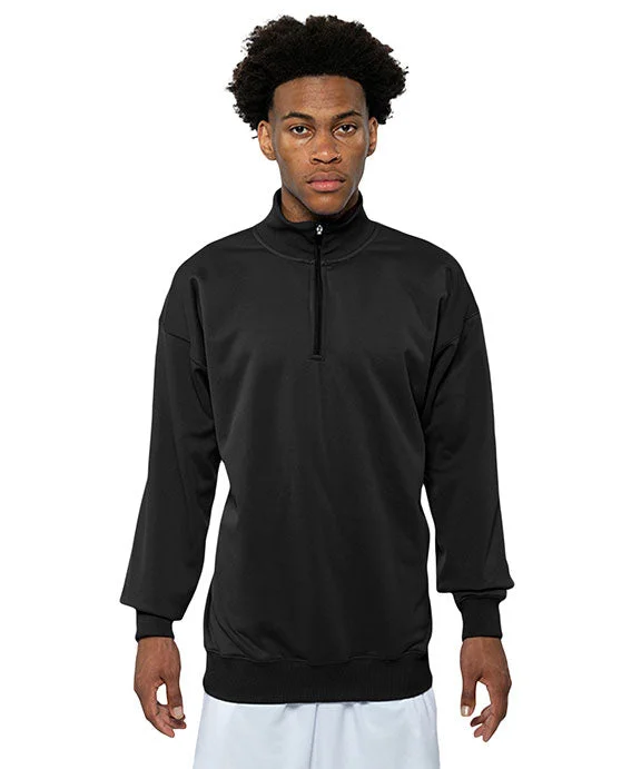 N4282 - A4 Adult Sprint Fleece Quarter-Zip | Black