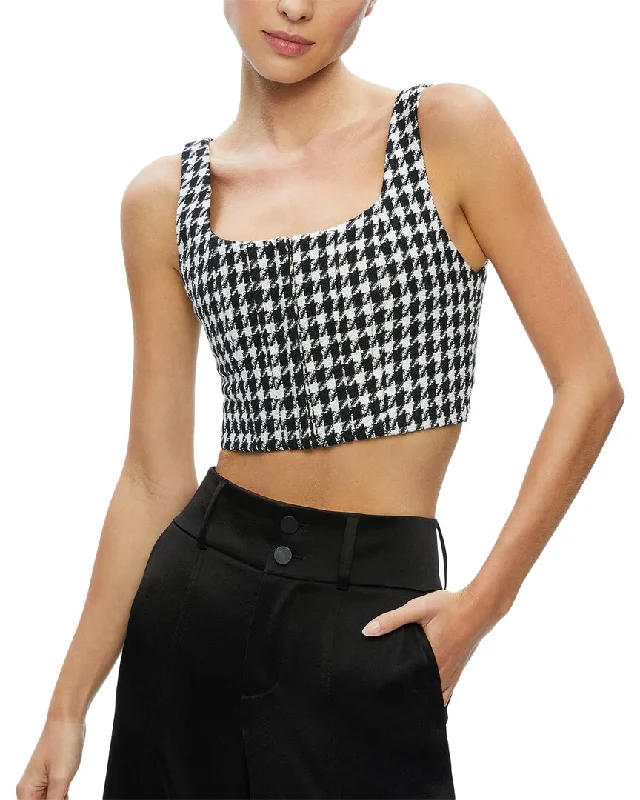 Alice + Olivia Breslin Boned Corset Top