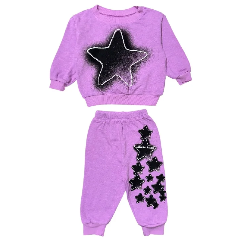 STARS SWEATSHIRT AND SWEATPANTS SET