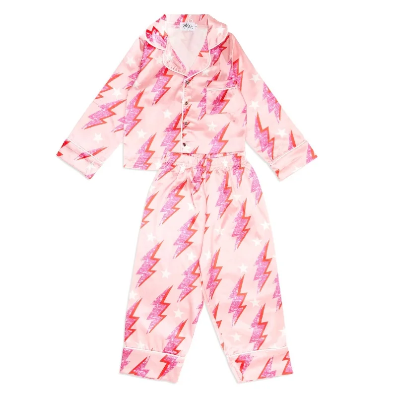 LIGHTNING BOLT SILK TWO PIECE SET