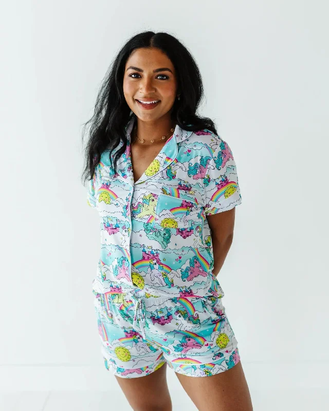 My Little Pony: Classic Women's Collar Shirt & Shorts Pajama  Set