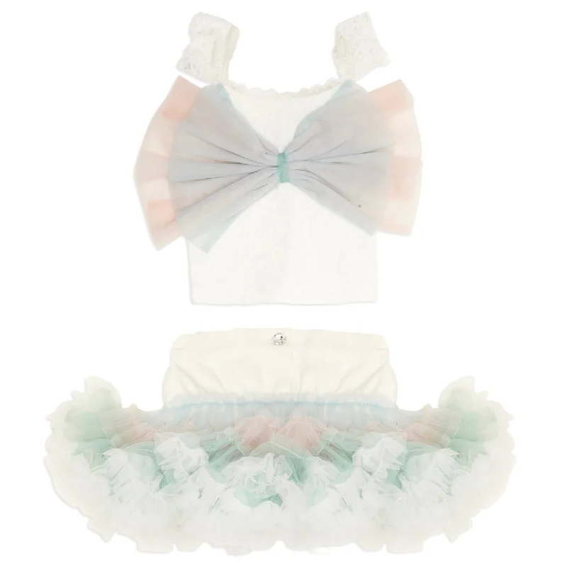 FIFI BOW TOP AND TUTU SKIRT SET