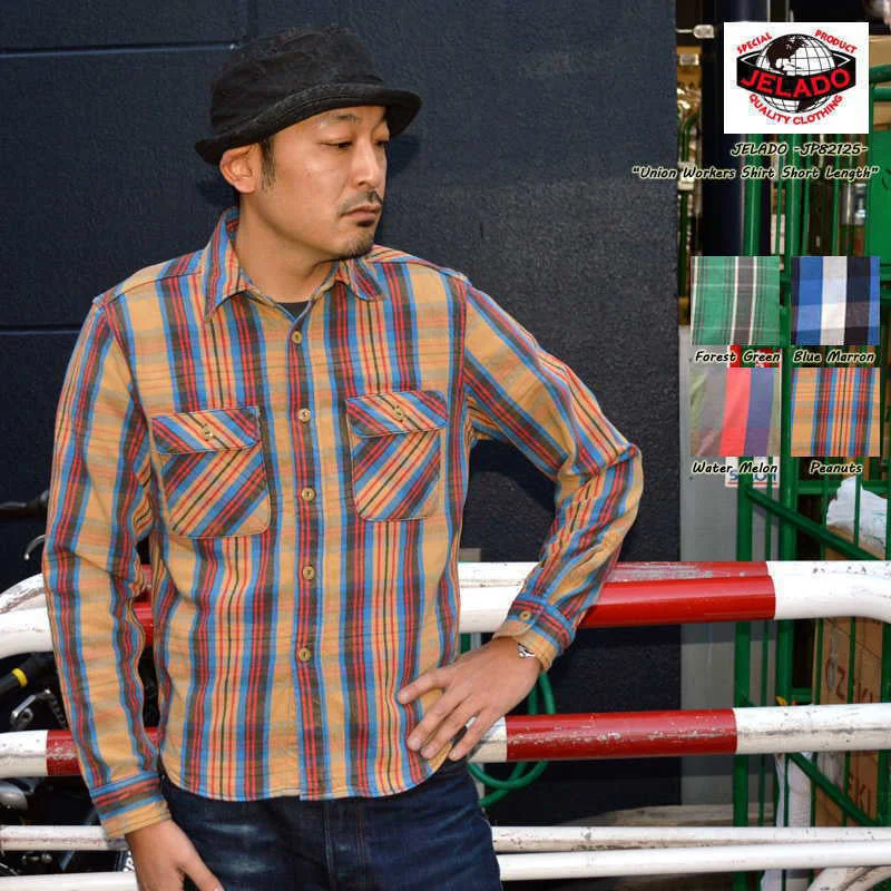 JELADO "JP82125" Union Worker Shirt Short Length