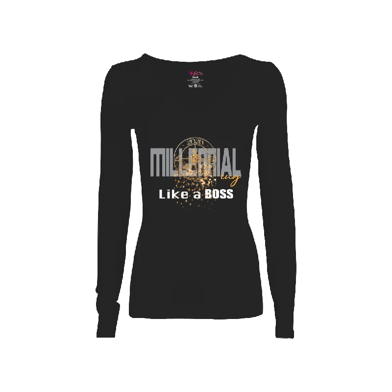 Millennial-ing Like A Boss Long-Sleeve T-Shirt